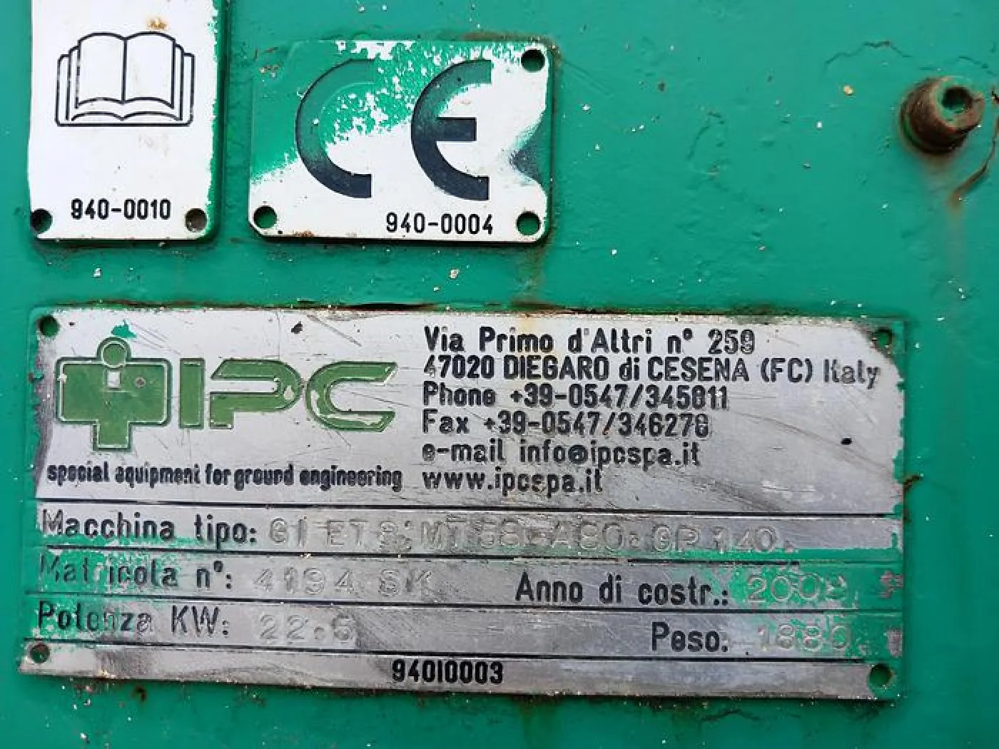 Misturador de argamassas IPC INIETTORE GP 140 - 3