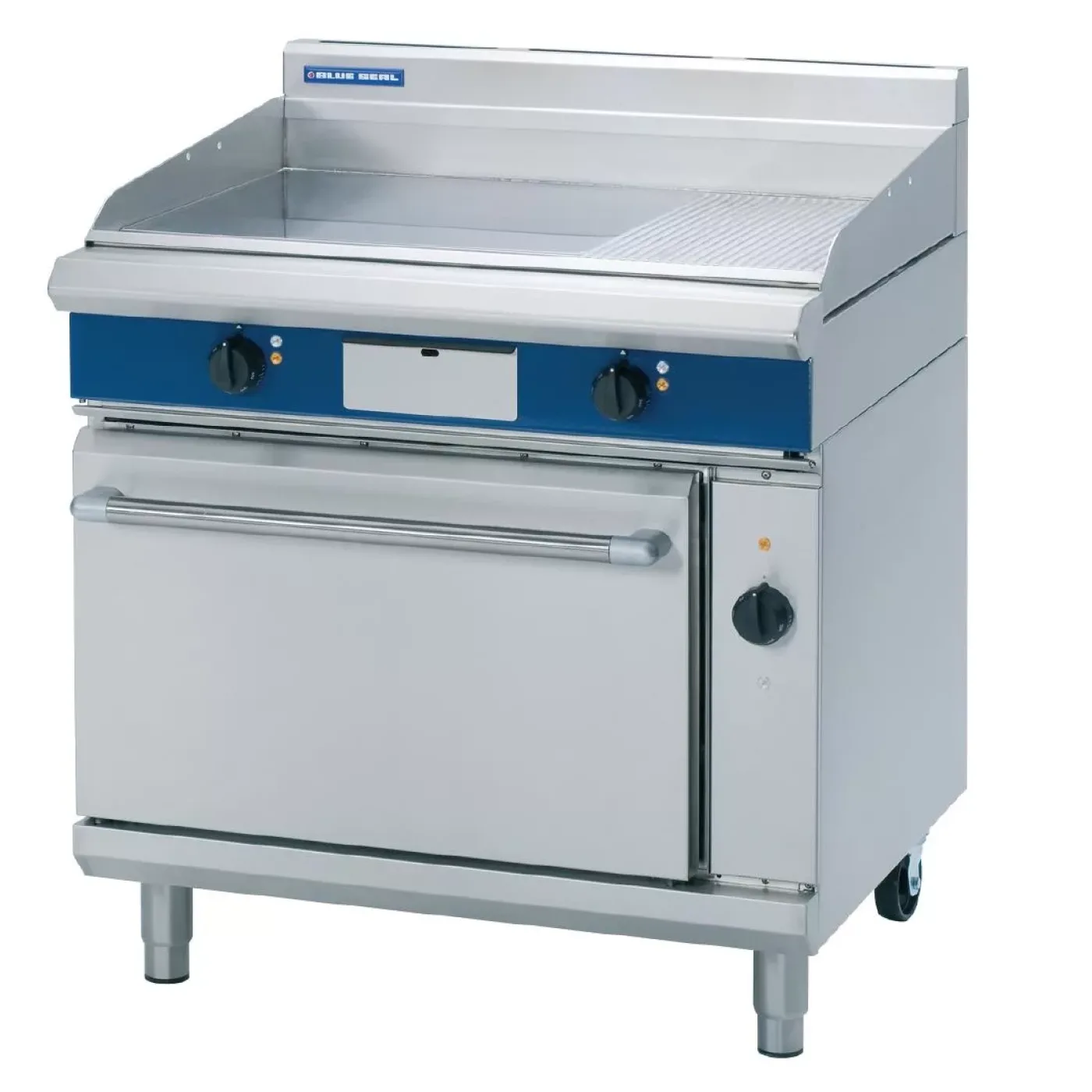Blue Seal Electric Oven Range with Convection Oven E56D - islandcatering - 7