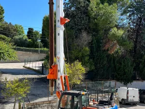 Tescar CF-6 Rotary Piling Rig