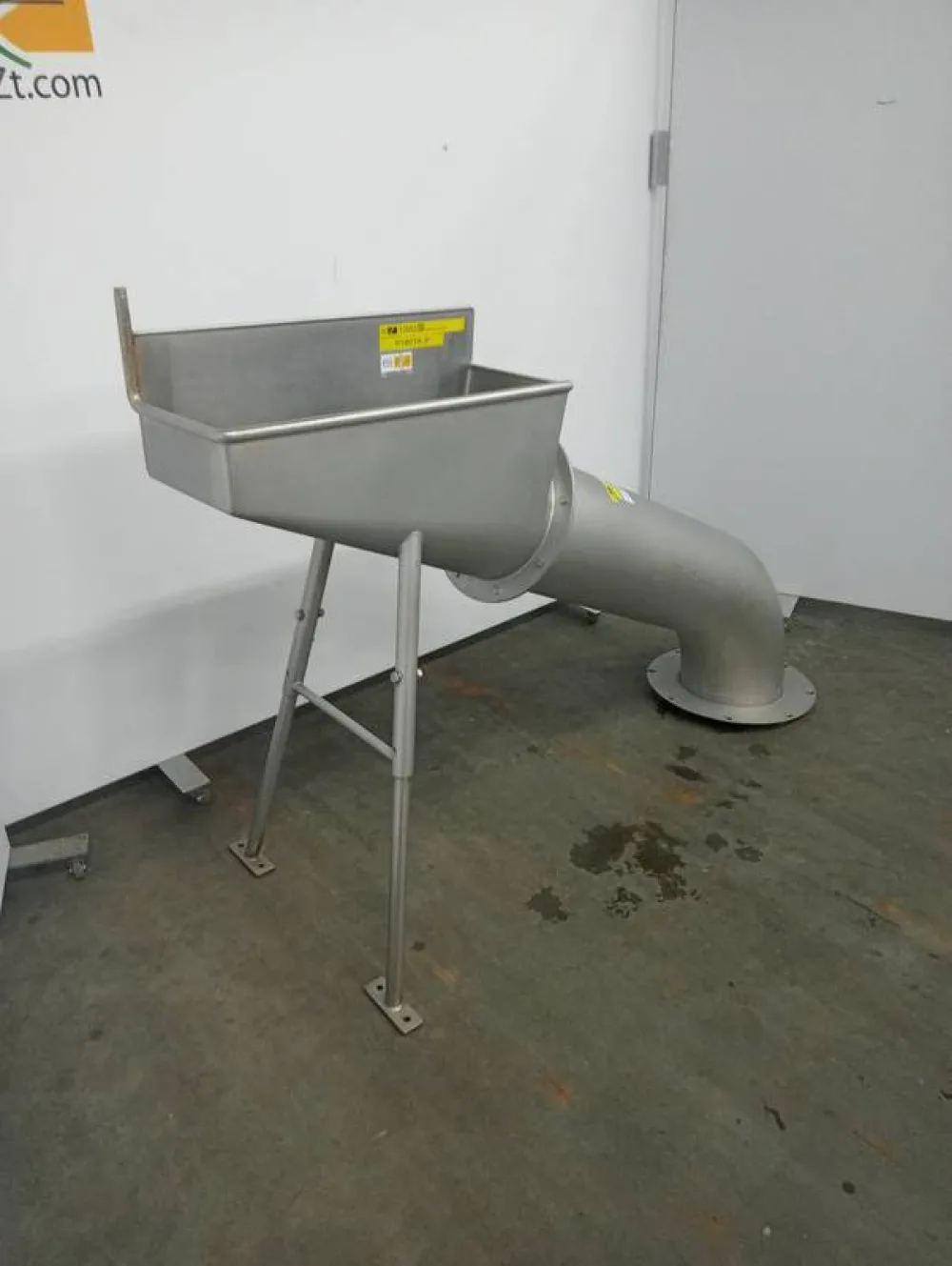 Stainless steel trough