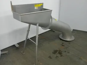 Stainless steel trough