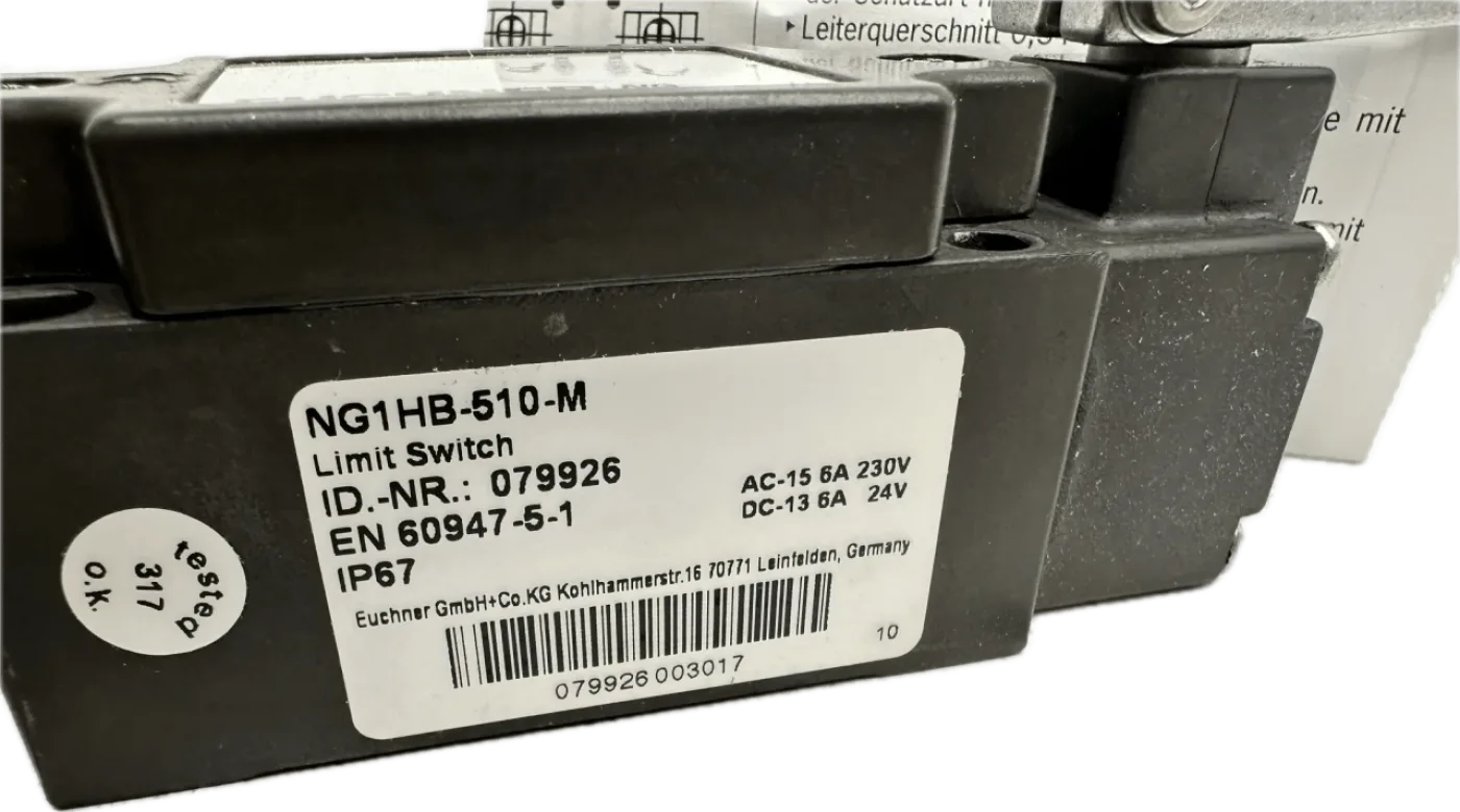 Euchner Positionsschalter NG.HB, Kunststoffrolle NG1HB-510-M - 3