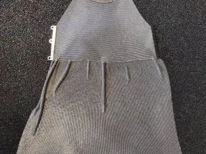 Stainless steel safety apron