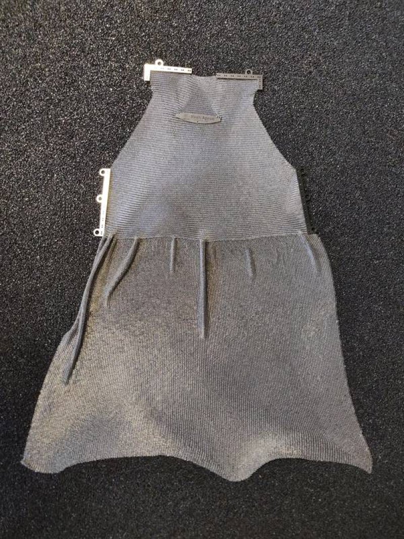 Stainless steel safety apron