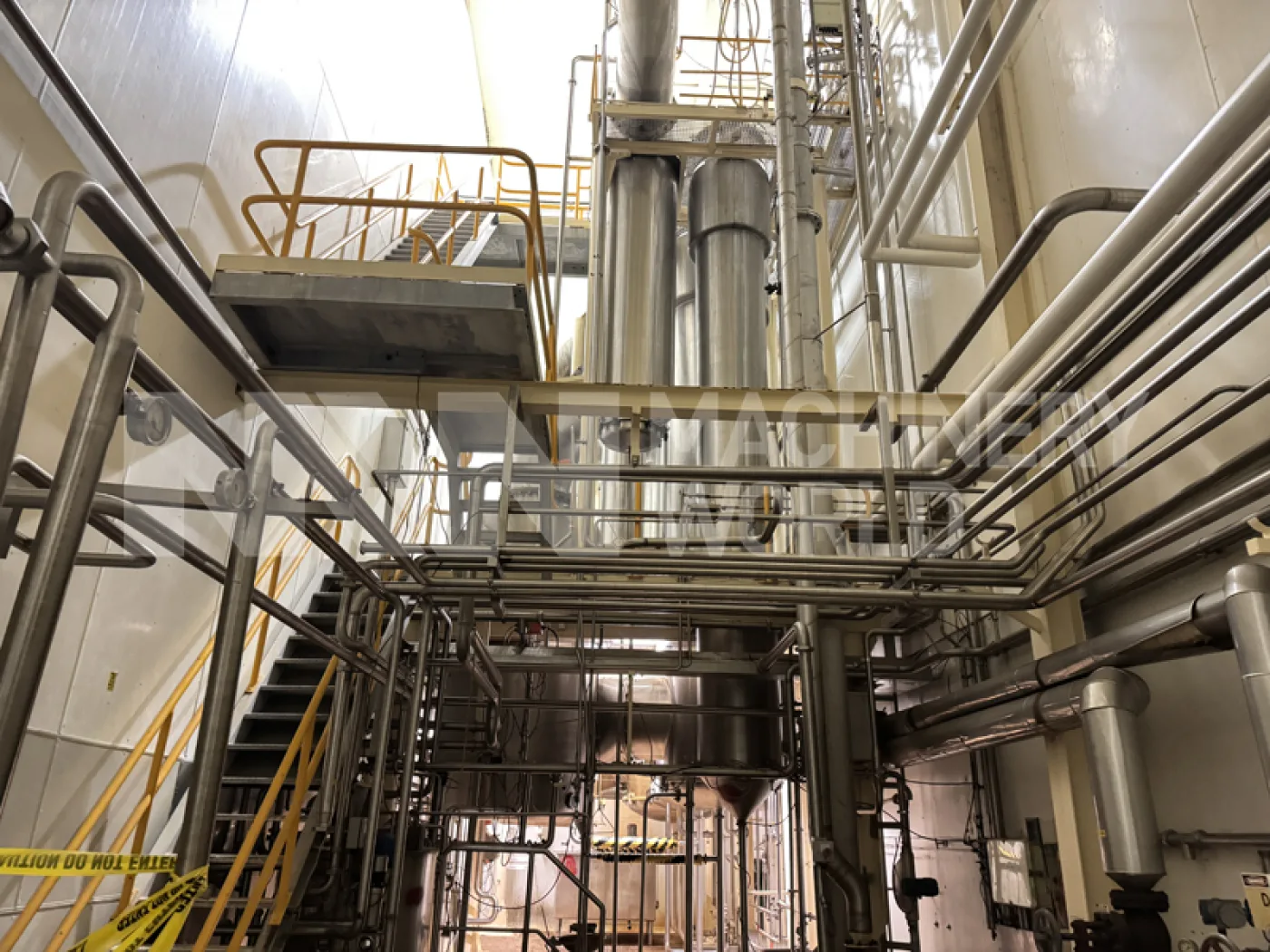 17,000 LPH Scheffers 4-Effect TVR Evaporator with Mora Horizontal V-Bottom Box Dryer Plant - 2