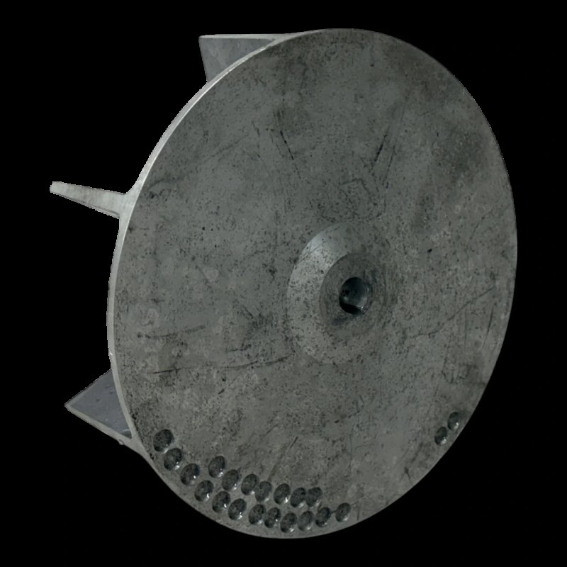 Flügelrad Aluminium Ø 300 mm Absaugventilator Absaugung Lüfterrad Transportventilator Art. Nr. 300100 (aluminum impeller)