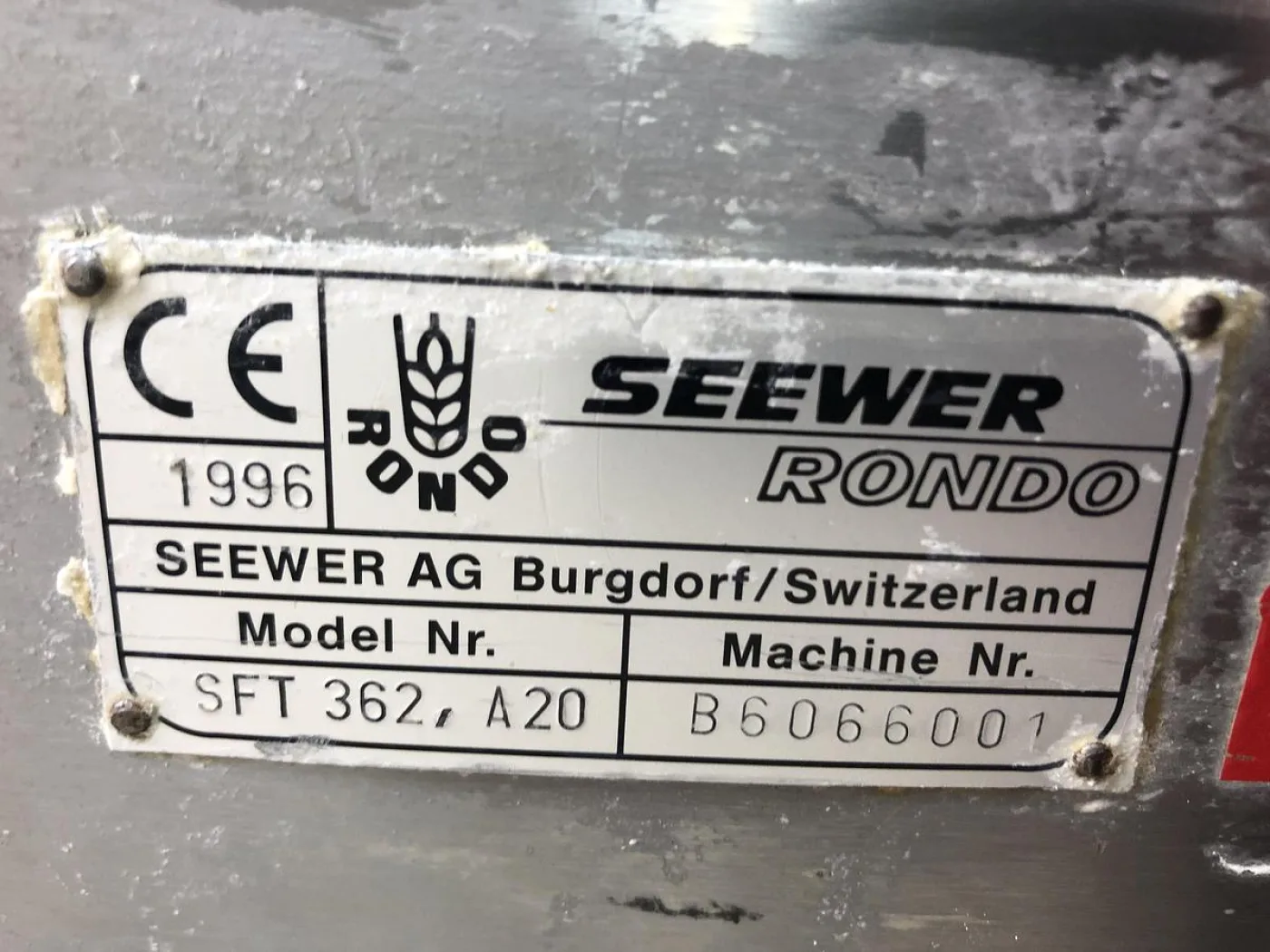 Rondo Seewer SFT 362 A20 Cutting Table - 5