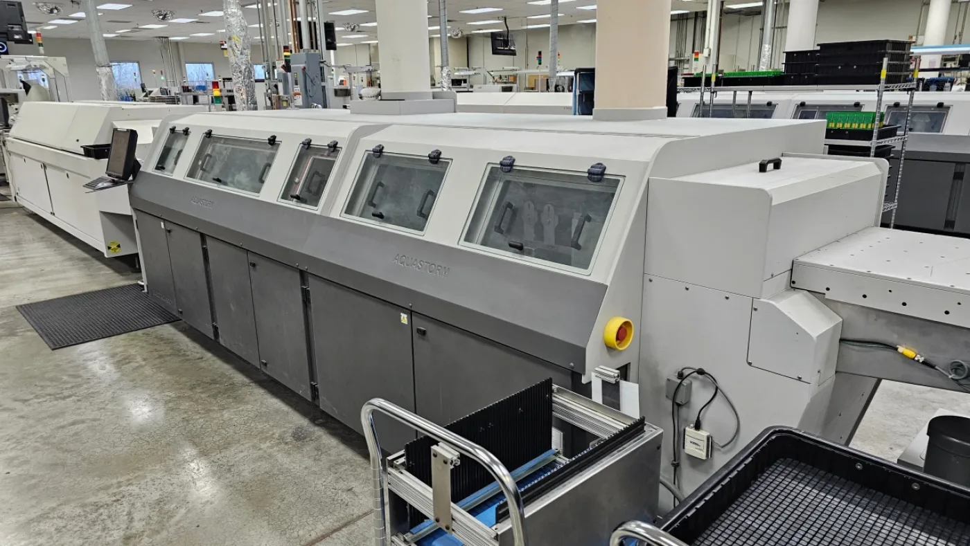 SPEEDLINE / ELECTROVERT Aquastorm 100C In-Line PCB Washer, vintage 2014 - 1