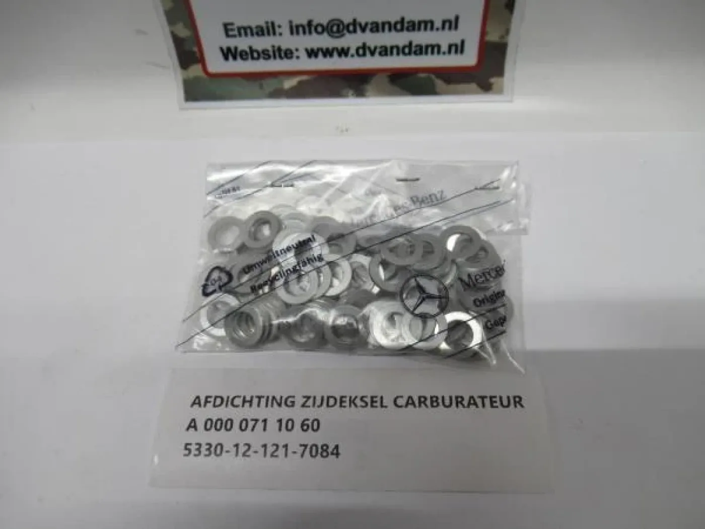 Afdichtring zijdeksel carburateur - 2