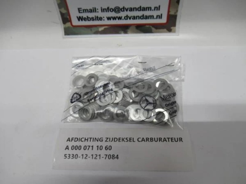 Afdichtring zijdeksel carburateur