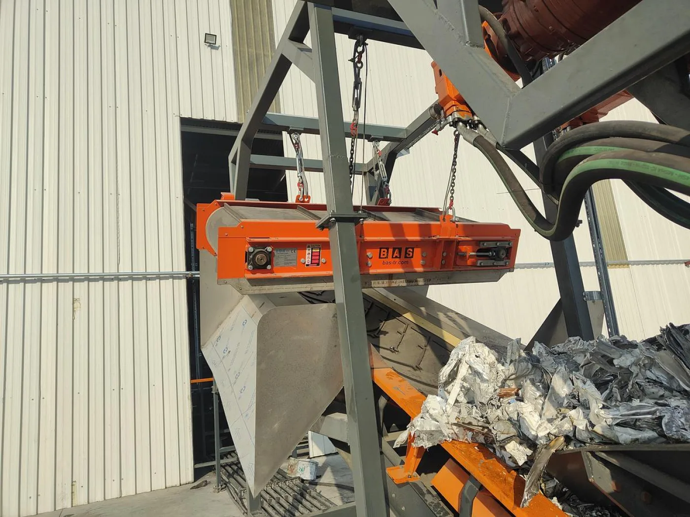2026 BAS MBS-M-1400 Permanent Magnetic Over-Band Ferrous Metal Separator - 3