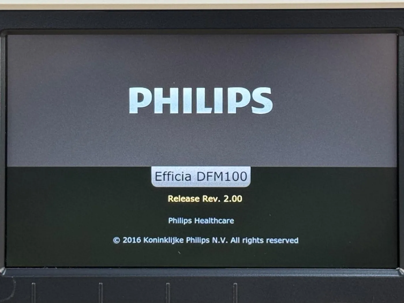 Philips Efficia DFM 100 Defibrillator REF: 866199 YOM: 2020 - 4