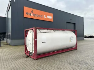 20FT ISO / 25.040L / L4BN / T12 / steam heating / bottom discharge / 2.5Y-TEST/CSC: 03/2027
