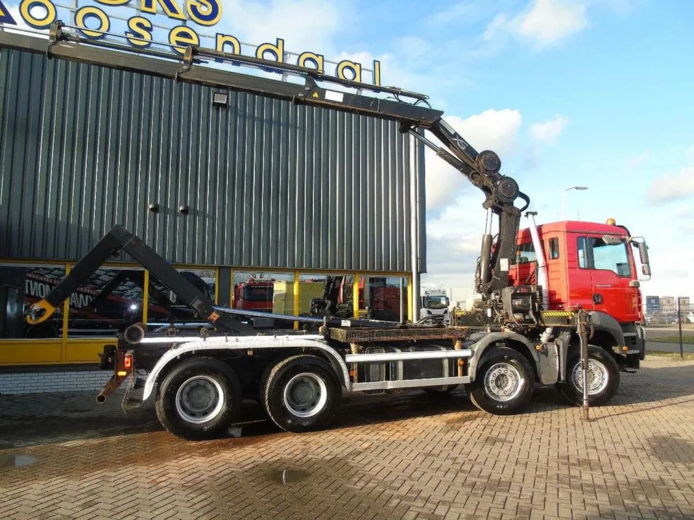 MAN Tga 41.440 8X4 + Hiab 166 E-3 Hipro + Remote + Hook System - 6