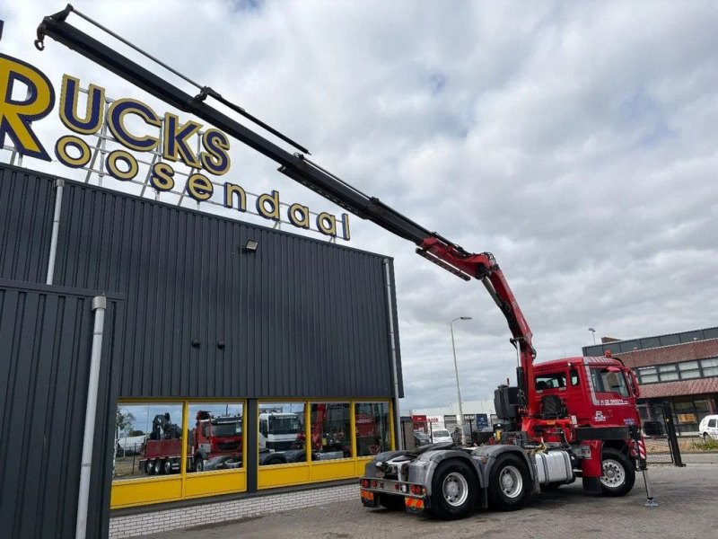 MAN TGS 33,480 + FASSI F235 + 4X EXT. + REMOTE + euro 5 + 6X4 + TRAILER HYDRAULICS