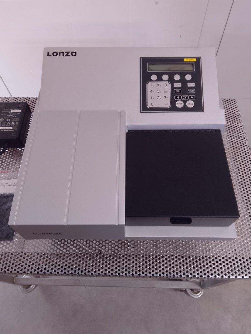 LETTORE DI MICROPIASTRE AD ASSORBANZA – LONZA – MOD.ELx808LBS