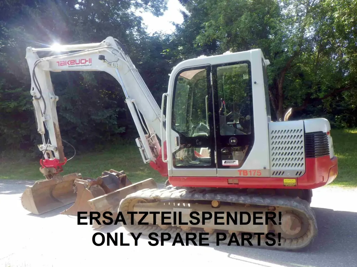 Takeuchi - TB 175 - ERSATZTEILSPENDER !!! - 1