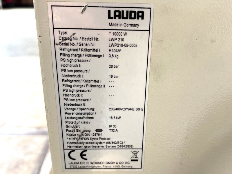 Lauda T 10000 W - Temperature control unit
