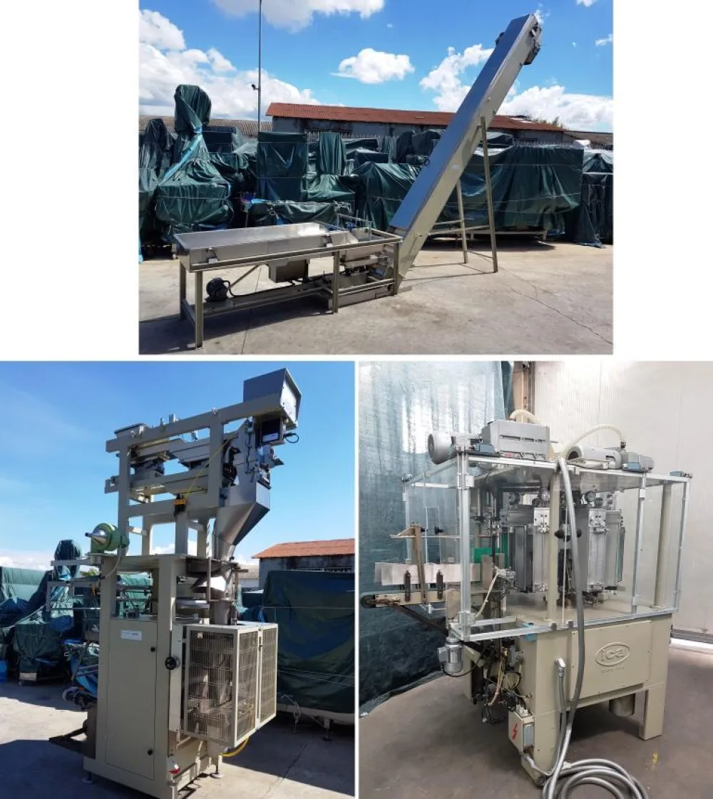 LINEA DI CONFEZIONAMENTO VERTICALE BUSTE SOTTOVUOTO – LONDON PACK / ICA – MOD. CV3 / PV3
