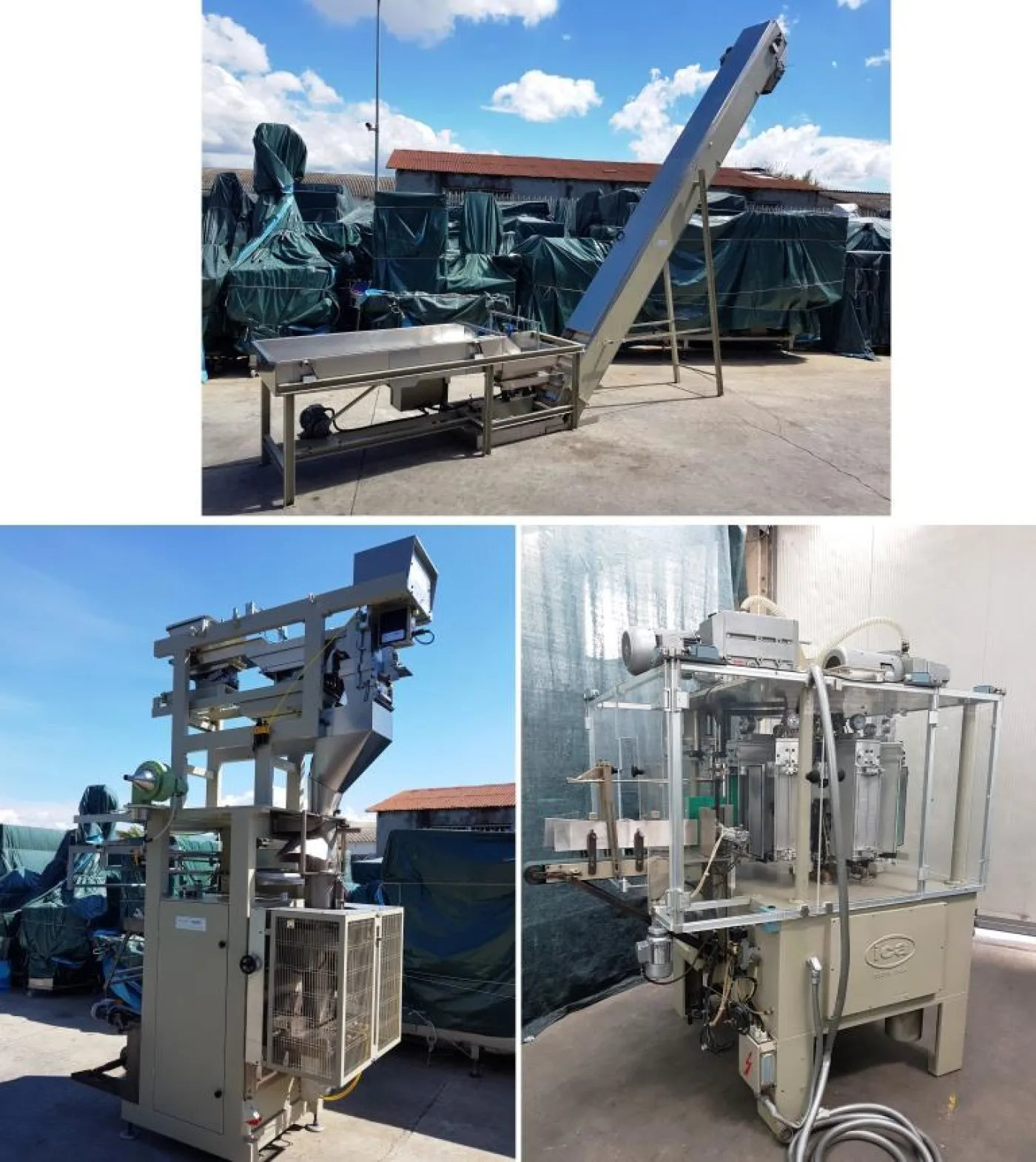 LINEA DI CONFEZIONAMENTO VERTICALE BUSTE SOTTOVUOTO – LONDON PACK / ICA – MOD. CV3 / PV3 - 1