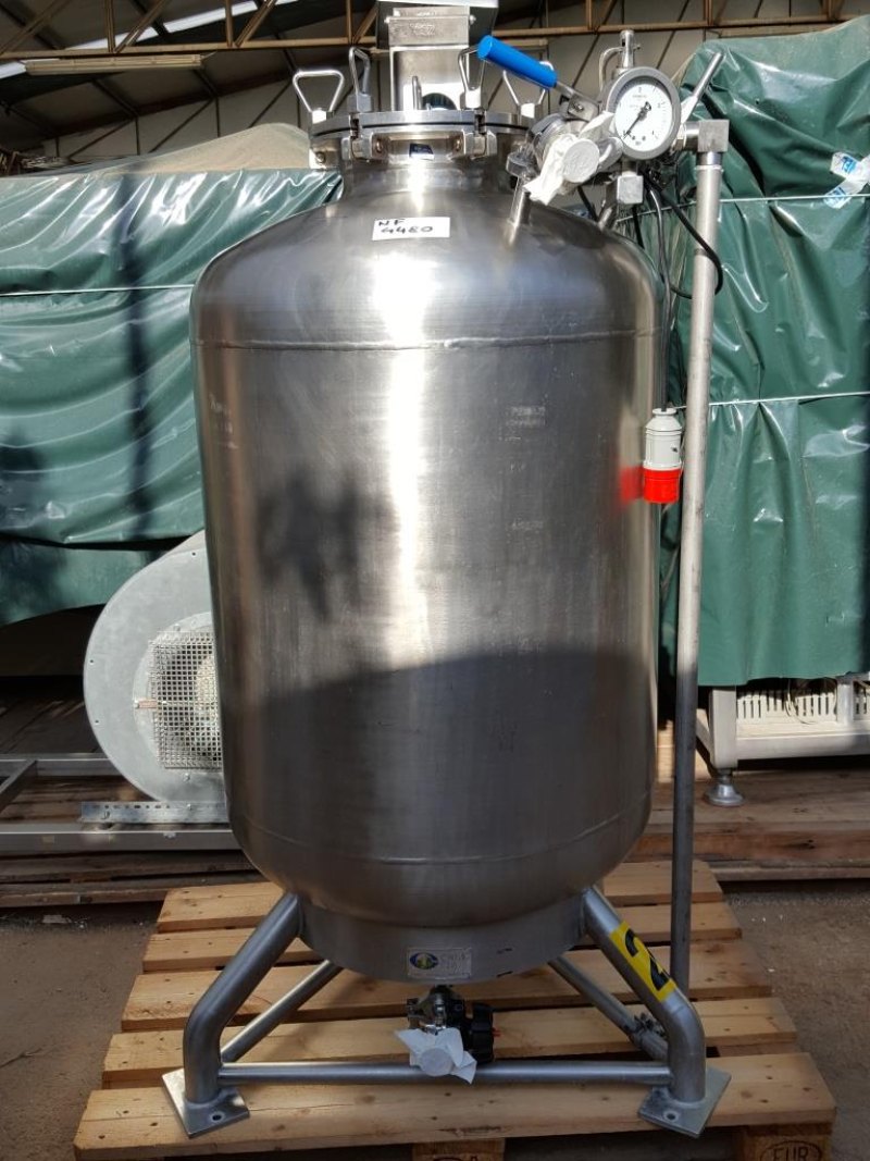 SERBATOIO INOX CON CELLE DI CARICO – CALMIC CISA MOD. 350 L