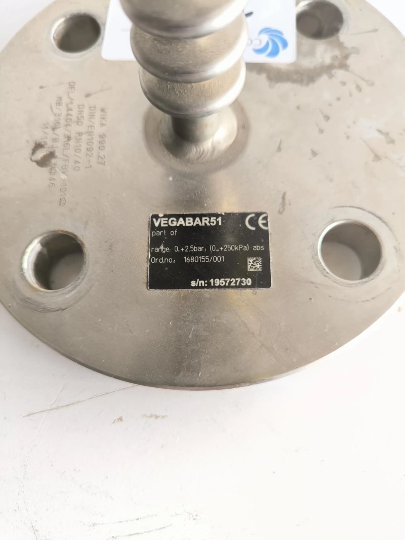 PRESSURE TRANSMITTER VEGABAR 51 DN50 PN10