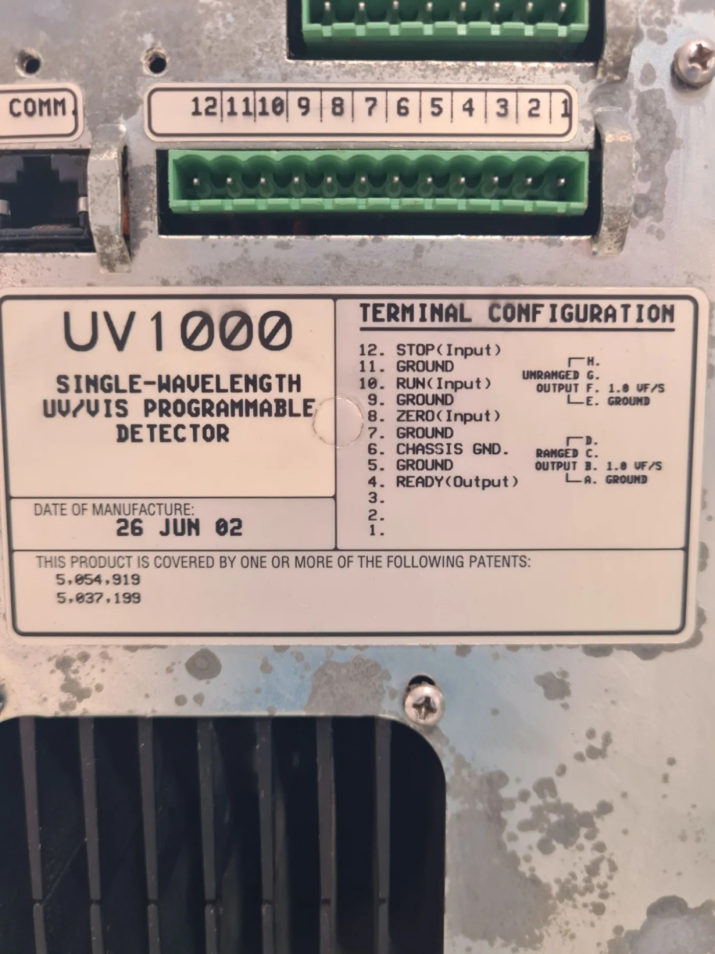 RIVELATORE UV PER HPLC – THERMO SEPARATION PRODUCTS – MOD. SPECTRASYSTEM UV1000 - 6