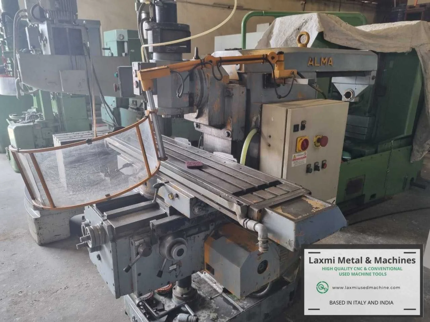 UNIVERSAL MILLING MACHINE, ALMA - mod. U2 - Laxmi Metal & Machines, Rohtak - 8