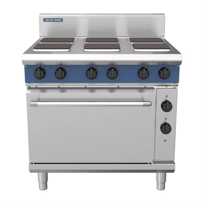 Blue Seal 6 Plate Convection Oven Range 22.2kW E56S - islandcatering