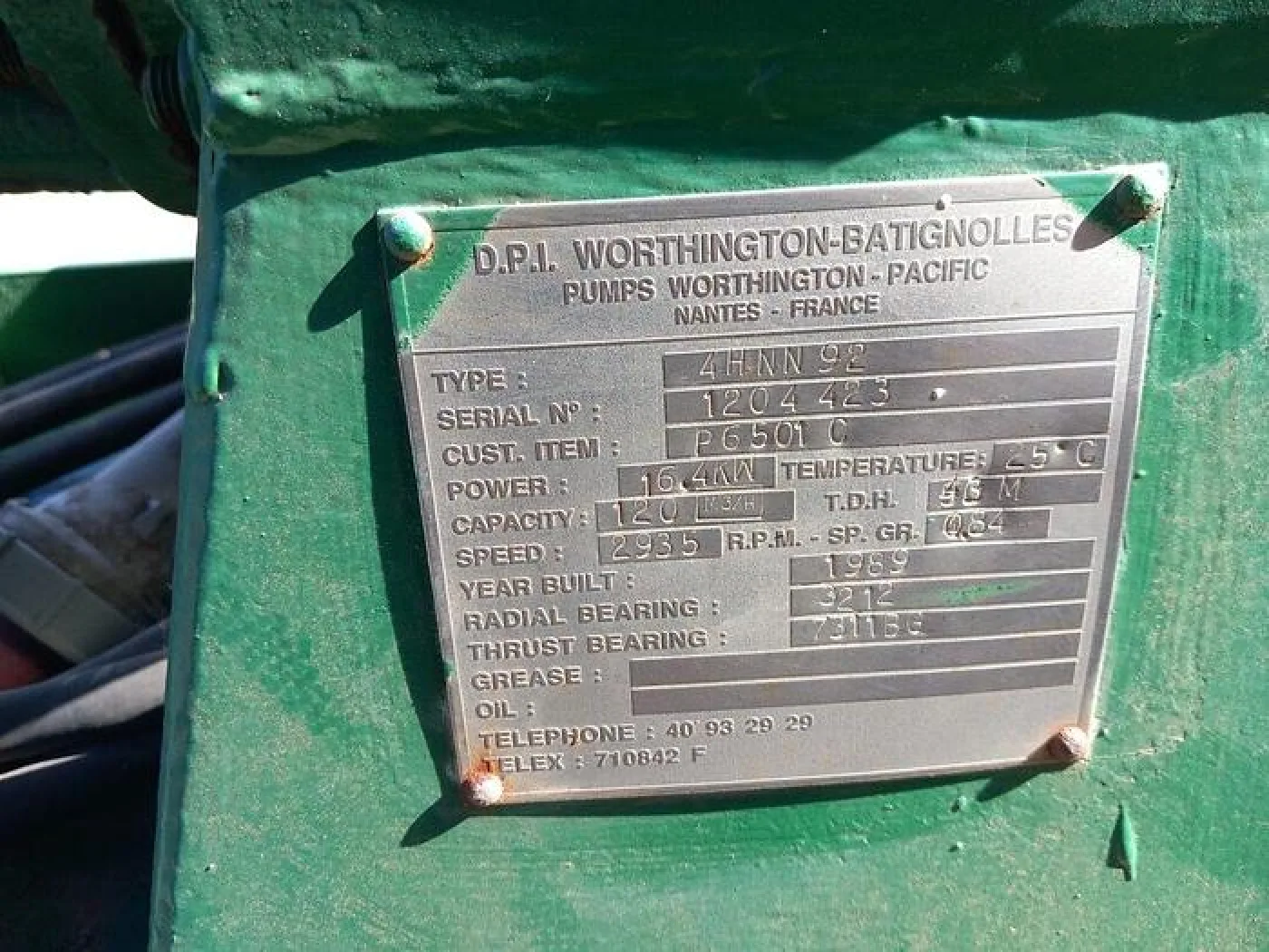WORTHINGTON BATIGNOLES 41 NN 92 - 2