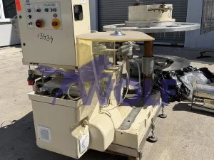 Beutelpackmaschine THÜRLINGS - Type 30-B, mit Clipskopf, Baujahr 1984.
