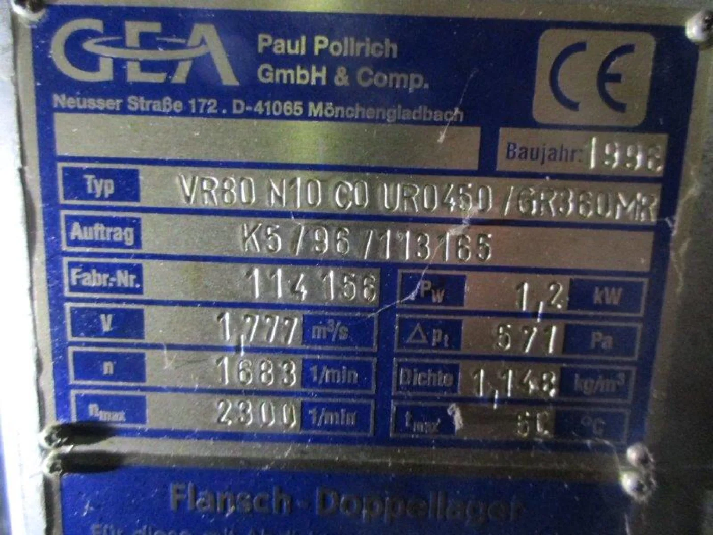 VR 80 N 10 MESSER GRIESHEIM / POLLRICH 1996 - 8
