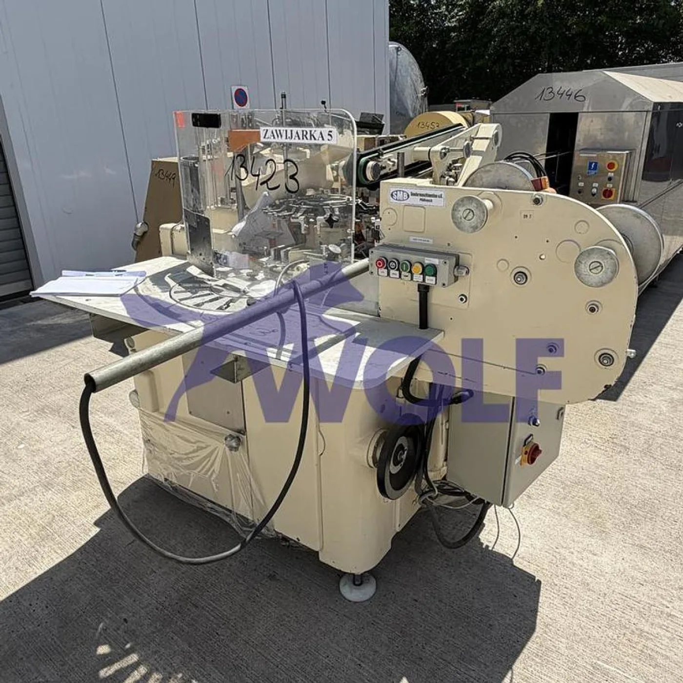 Stannioliermaschine RASCH - Type RU-EK, mit Abollstation. - 1