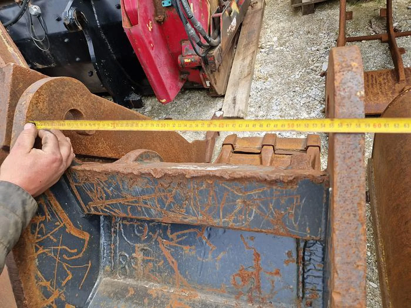 BIG Verachtert Tieflöffel 600mm passend zu CW20 CW30 CW40 CW40V - 3