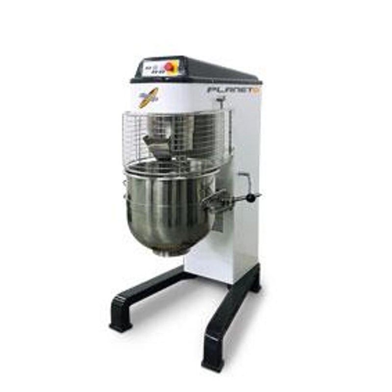 Sinmag Planeto 40Ltr Digital Control 10 Speed Planetary Mixer, Supplied with Safety Guard, Bowl, Beater, Whisk and Hook