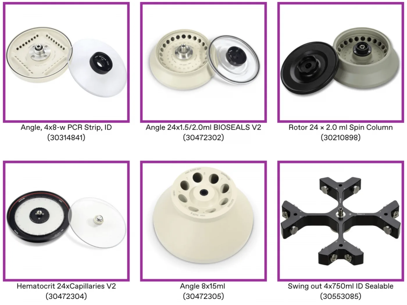 Ohaus Frontier Centrifuge Rotors - 4
