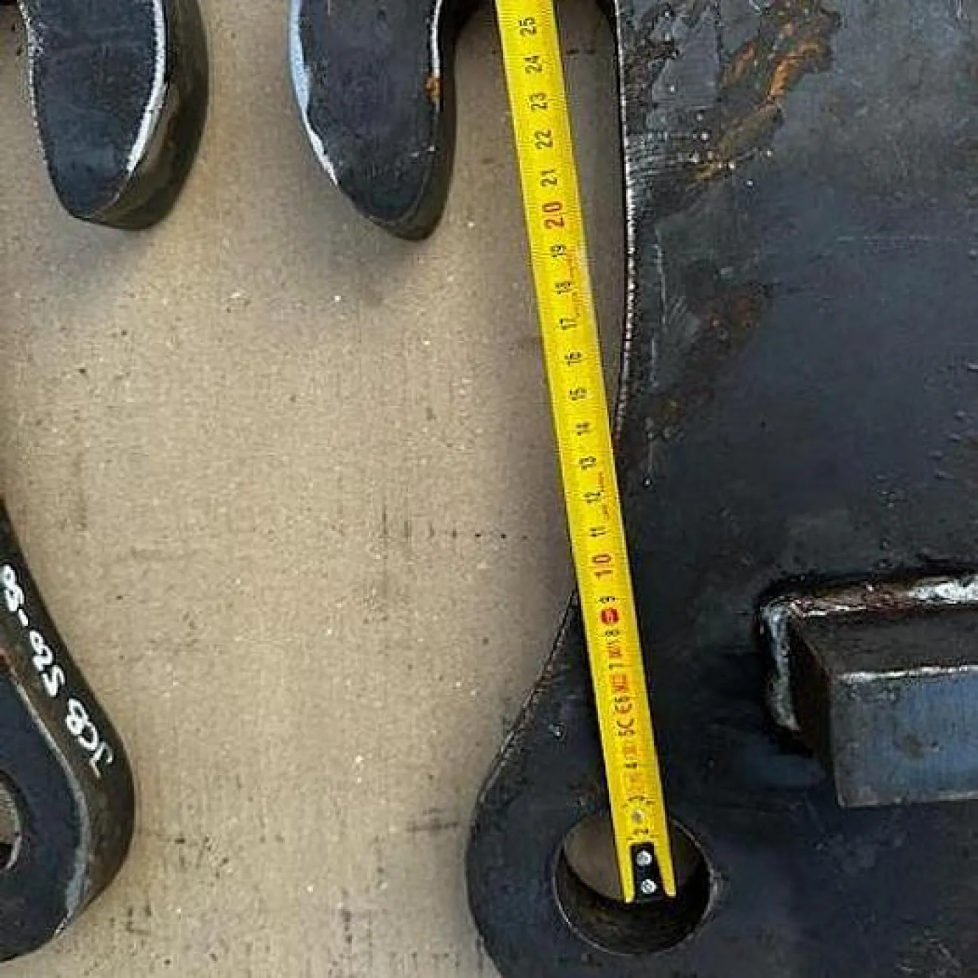 BIG Anschweißhaken / Anschweißset / Koppelhaken JCB 520-50 Aufnahme - 4