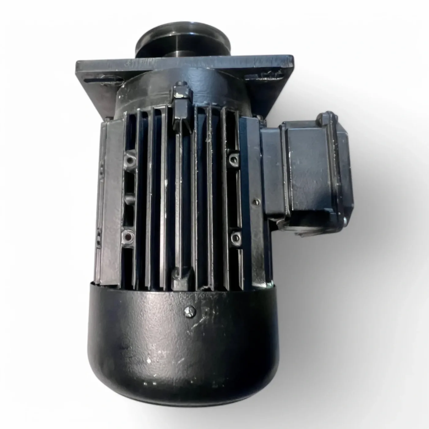 HOLZMA Vorritz-Motor Elektromotor 2,2 kW 230/400 V – Typ 90L – mit Flansch und Riemenscheibe – Original für HPP HPL Plattensägen Art.-Nr. 4075010475 - 1