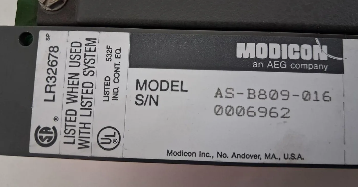 Modicon AS-B809-016 115 VAC Output Module - 5