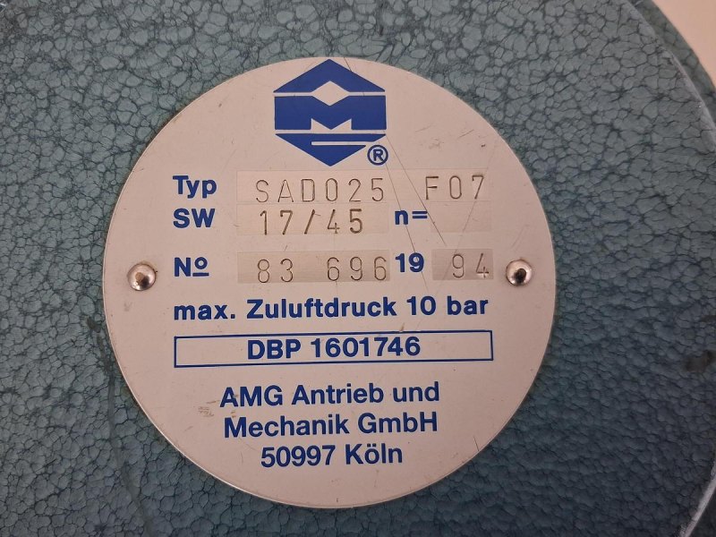 AMG Antrieb und Mechanik SA0025-F07 Pneumatischer Schwenkantrieb