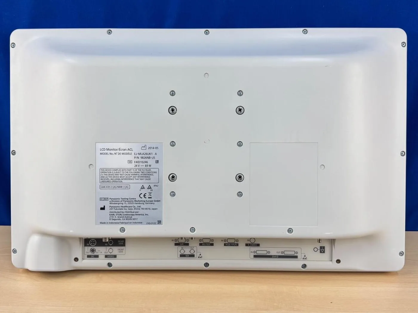Karl Storz 26 Inch Diamond LED Monitor With Supply REF: EJ-MLA26UK1 YOM: 2014 - 8