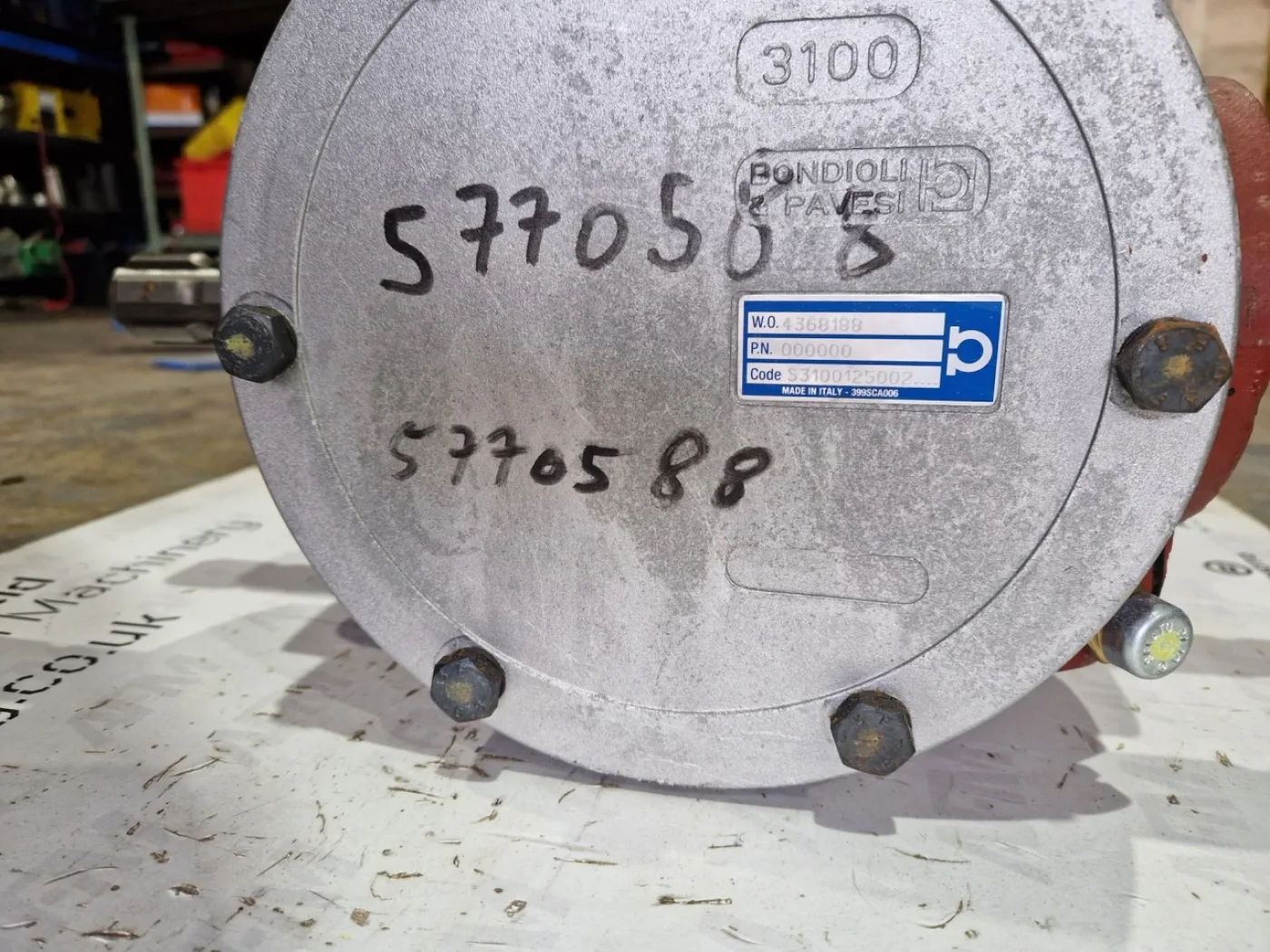 Spearhead 5770588 Gearbox Stubble Master1210 / Starcut 1210 - 1