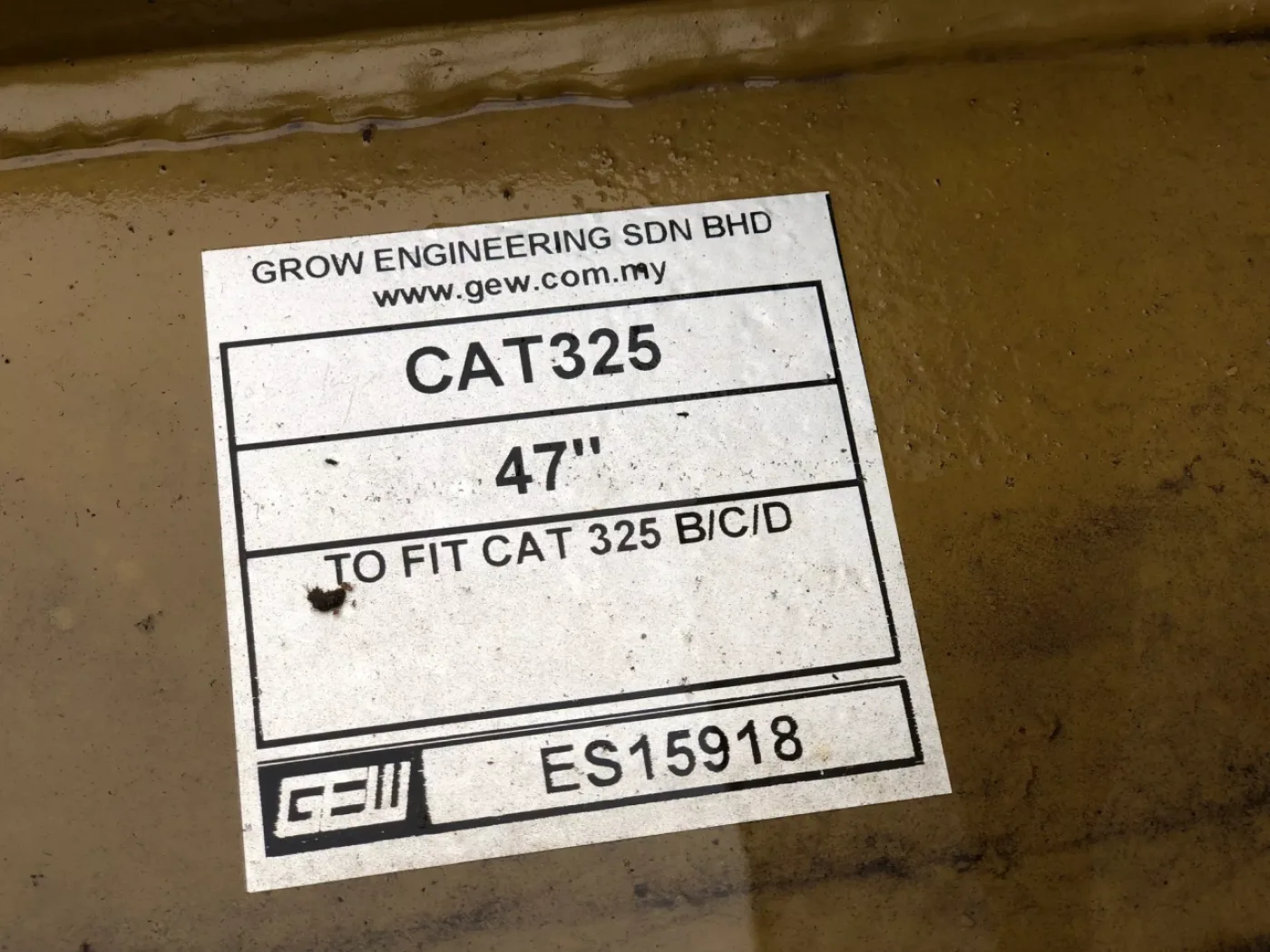 Bucket Caterpillar 325B/C/D Bucket - 4
