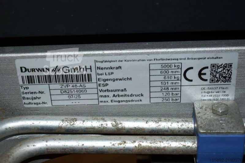 DURWEN ZVP 48-AS, Breite 1350 mm