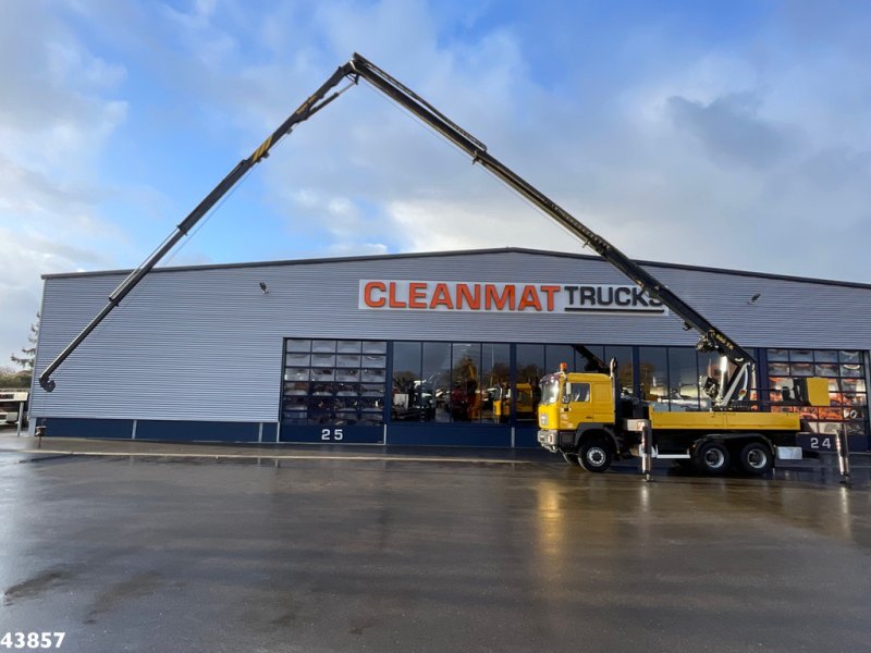 MAN F2000 6x6 Full Steel Manual Palfinger 68 Tonmeter Dachdecker kran Just 54.133 km!