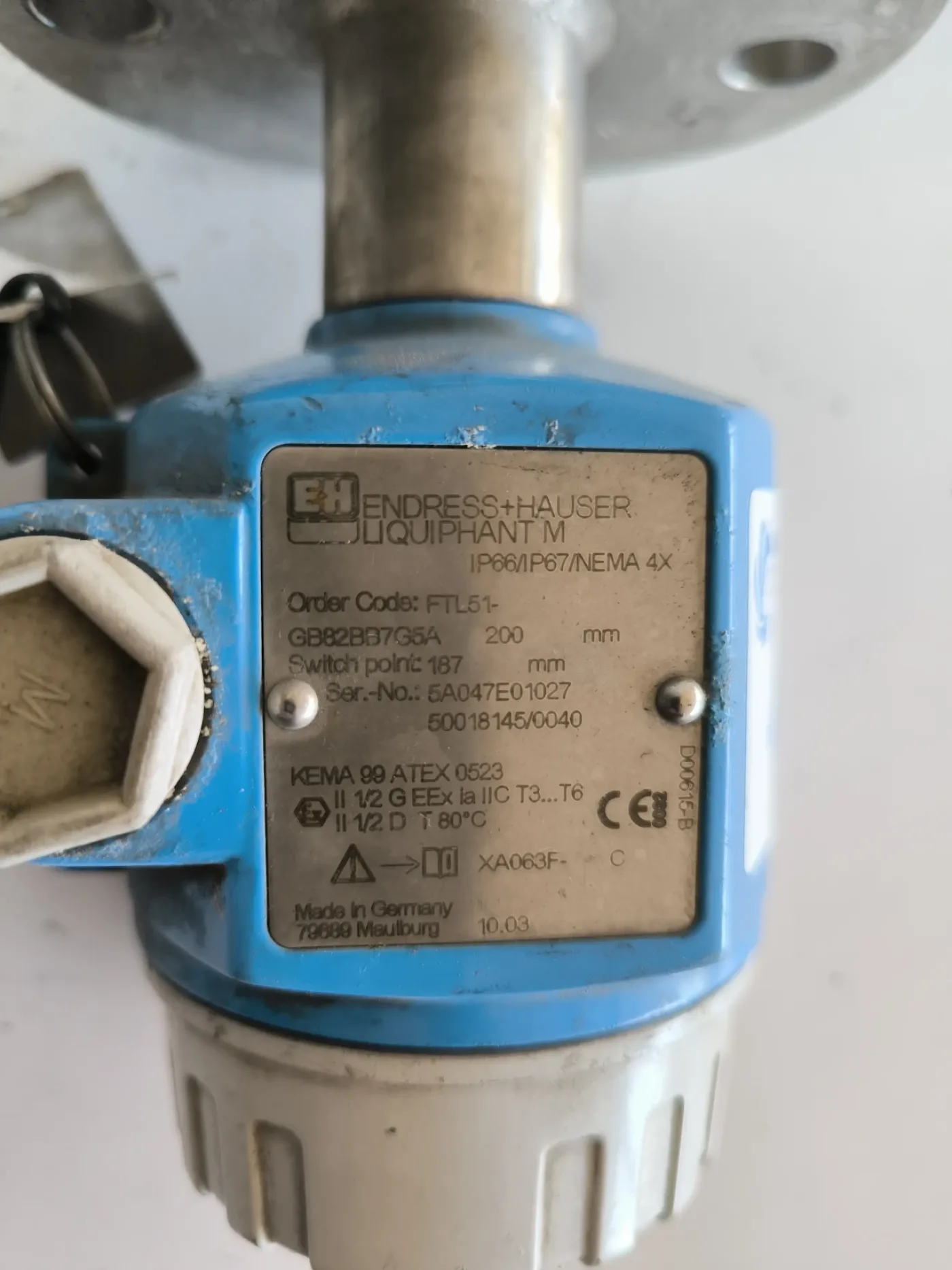 LEVEL SWITCH FOR LIQUIDS ENDRESS + HAUSER LIQUIPHANT M ATEX - 4