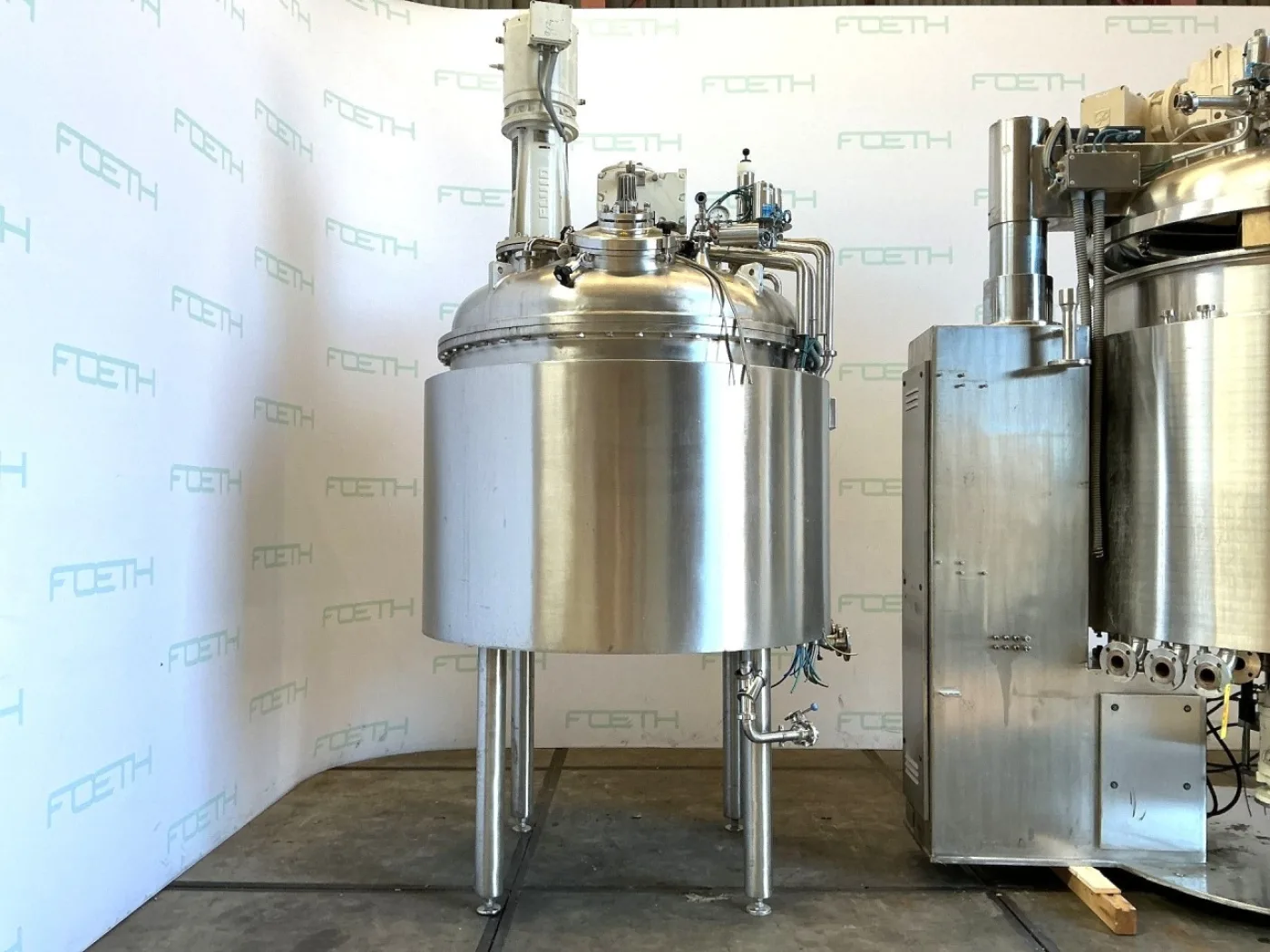 Haagen & Rinau Unimix mixing line 2000L, 1600L and 1200L - Processing vessel - 7