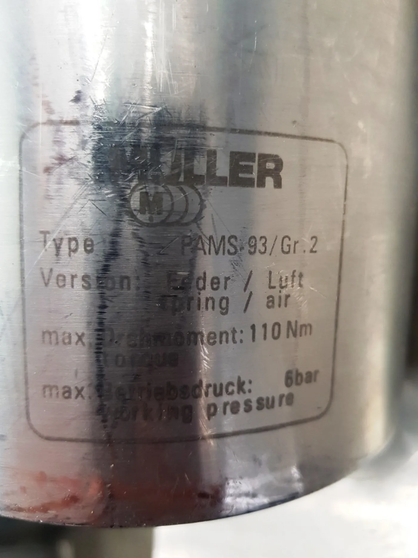 VALVOLA PNEUMATICA A FARFALLA – MULLER - 5