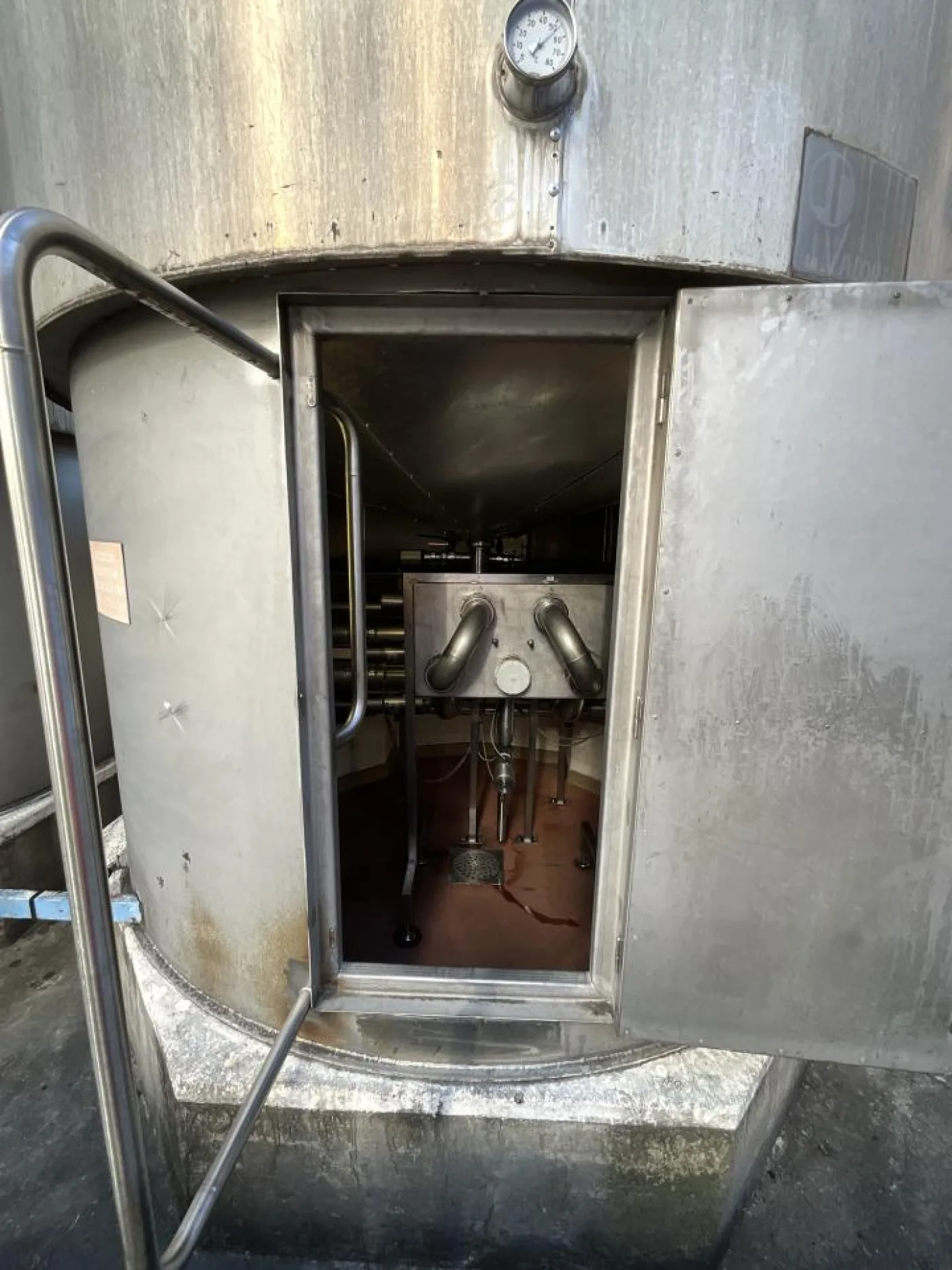Chaudronnerie Tuyauterie Chaudronnerie Tuyauterie 37000 Litre Vertical Stainless Steel Storage Tank - T3 - 6