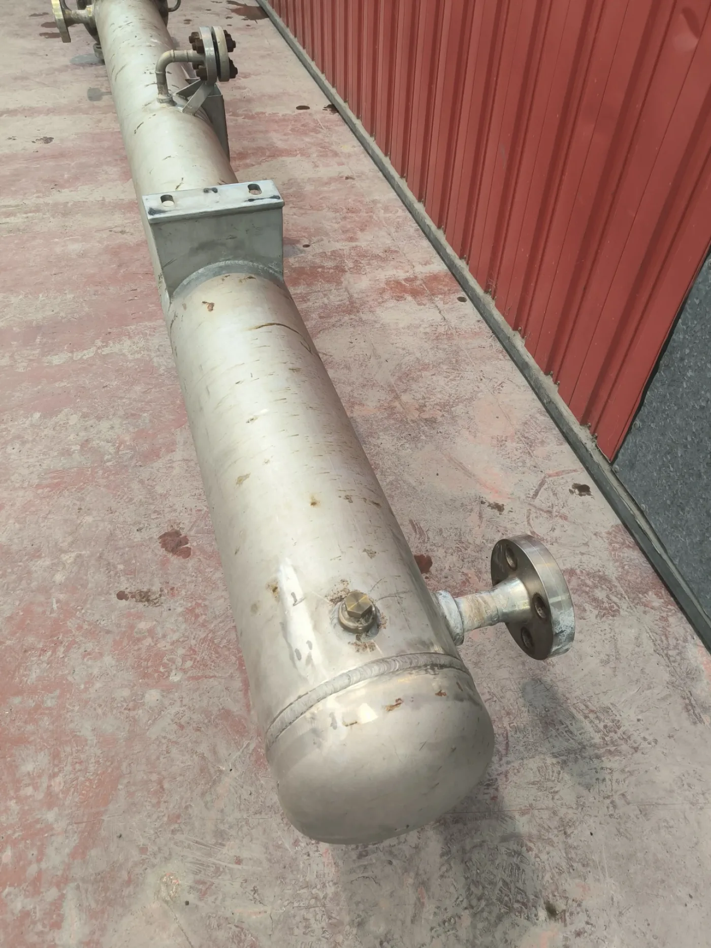 STAINLESS STEEL TUBULAR HEAT EXCHANGER 4.6 M² E.BACHILLER - 7